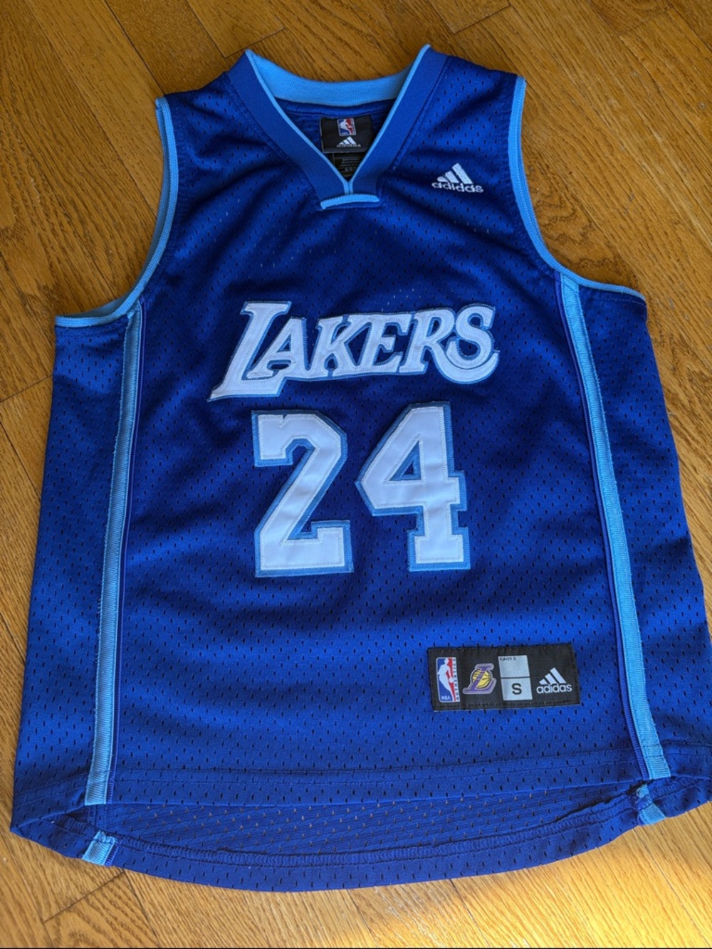 adidas Lakers #24 Kobe Bryant Royal Blue Youth Basketball Jersey